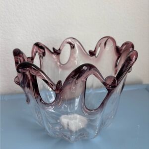 Murano Hand Blown Glass Vase